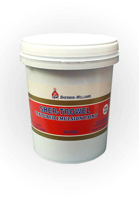 Trowel on paint deals